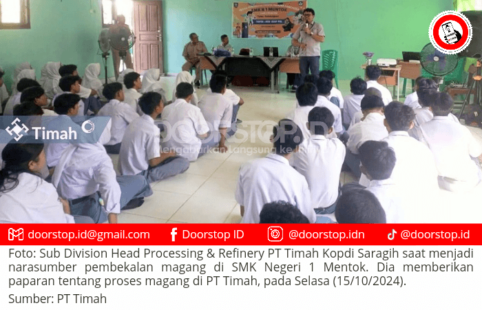 Magang bagi Pelajar dan Mahasiswa, Bentuk Dukungan PT Timah akan Pengembangan SDM Babel