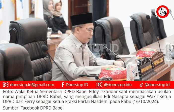 DPRD Babel Kembali Usulkan Nama Pimpinan ke Kemendagri