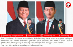 Prabowo Subianto dan Gibran Rakabuming Raka Resmi Dilantik sebagai Presiden dan Wakil Presiden 2024-2029