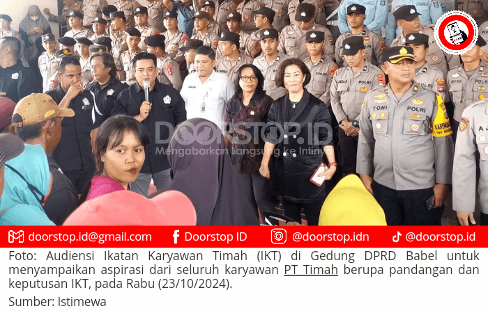 Serukan Aspirasi dan Keputusan Polemik Beriga, IKT Audiensi di Gedung DPRD Babel