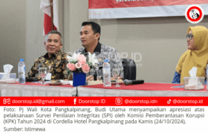 Budi Utama Apresiasi SPI dari KPK untuk Wujudkan Good Governance