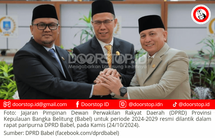 Pimpinan DPRD Babel Resmi Dilantik, Fokus pada Pembangunan Berkelanjutan