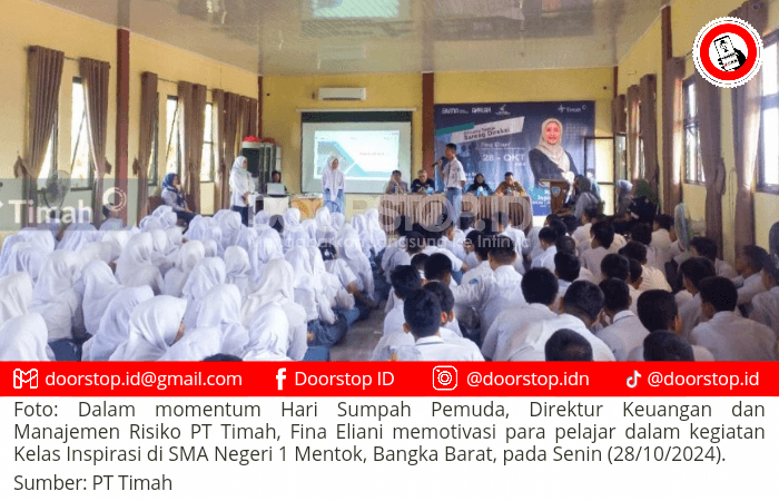 Inspirasi dari Alumni, Fina Eliani Motori Pelajar SMAN 1 Mentok di Hari Sumpah Pemuda