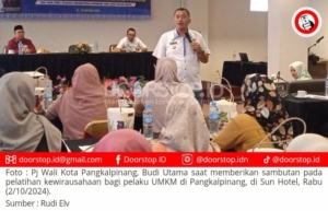 Pelatihan Kewirausahaan: Upaya Pengembangan Usaha Pelaku UMKM Pangkalpinang
