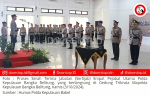 Rotasi Jabatan Polda Babel: Empat PJU Resmi Dilantik