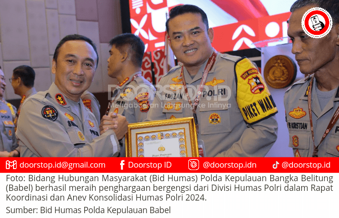 Upload SPIT Terbanyak, Bid Humas Polda Kepulauan Babel Diganjar Penghargaan oleh Divhumas Polri