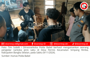 Terbongkar! Ditresnarkoba Polda Babel Tangkap Tiga Pengedar Sabu di Bangka Selatan