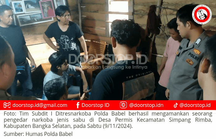 Terbongkar! Ditresnarkoba Polda Babel Tangkap Tiga Pengedar Sabu di Bangka Selatan