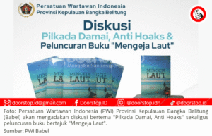 Meriahkan HUT Provinsi ke-24, PWI Babel Gelar Diskusi Pilkada Damai dan Peluncuran Buku Mengeja Laut