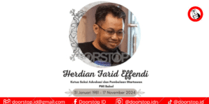 Kabar Duka: Pengurus PWI Babel Herdian Farid Effendi Wafat di Usia 43 Tahun