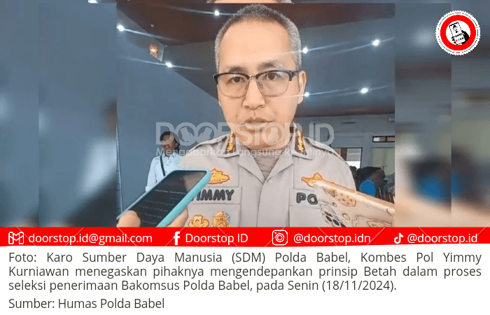 Seleksi Bakomsus Polda Babel, Yimmy: Komitmen Prinsip BETAH, Jaga Integritas dan Kepercayaan Diri