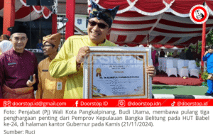 Budi Utama Raih Tiga Penghargaan Bergengsi di HUT Babel ke-24