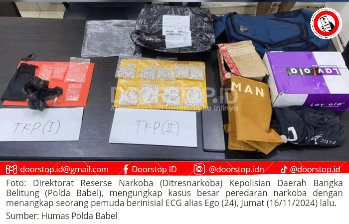 Ego Ditangkap dengan 932,5 Butir Ekstasi dan 1,09 Gram Sabu, Polisi Ungkap Modus Baru