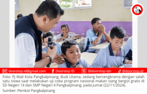 Pemkot Pangkalpinang Uji Coba Makan Siang Bergizi, Program Nasional untuk Generasi Emas Indonesia
