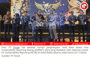 PT Timah Kembali Raih Gold Rank dalam ASRRAT 2024