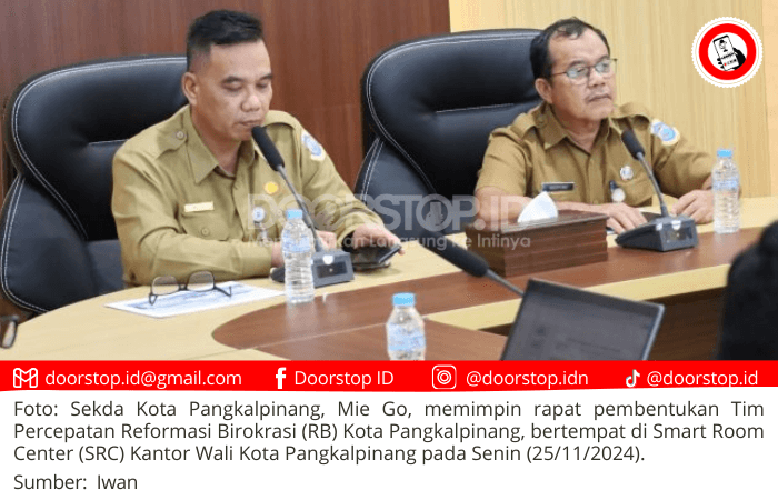 Rapat Reformasi Birokrasi, Mie Go: Targetkan Predikat BB di 2024