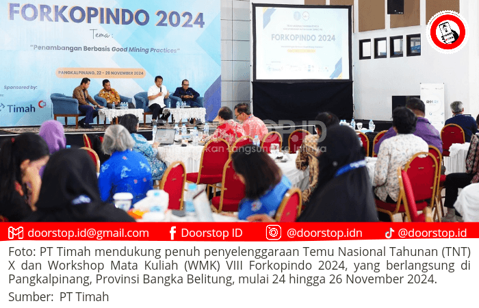 Sukseskan TNT X dan WMK VIII Forkopindo 2024, PT Timah Konsisten Dukung Pengembangan dan Penelitian Sektor Pertambangan
