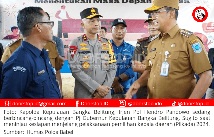 Polda dan Pj Gubernur Babel Pastikan Keamanan, Kesiapan Logistik, dan Kenyamanan Warga Jelang Pilkada Serentak 2024
