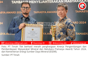 PT Timah Raih Penghargaan Tamasya Award 2024 dari Kementerian ESDM