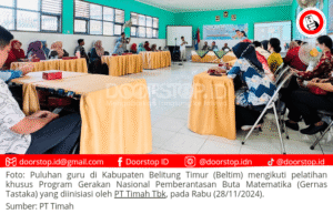 PT Timah Gelar Gernas Tastaka, Upaya Tingkatkan Kompetensi Guru di Wilayah Operasional
