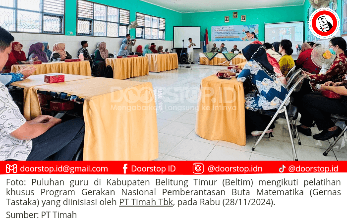 PT Timah Gelar Gernas Tastaka, Upaya Tingkatkan Kompetensi Guru di Wilayah Operasional