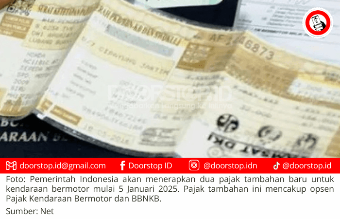 5 Januari 2025, Pemerintah Bakal Terapkan Dua Pajak Baru untuk Kendaraan Bermotor