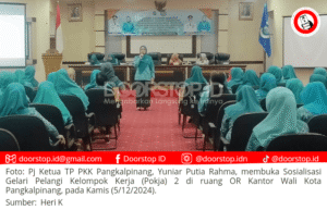 Pj Ketua TP PKK Pangkalpinang Dorong Pembentukan Koperasi dan UP2K Lewat Program Gelari Pelangi