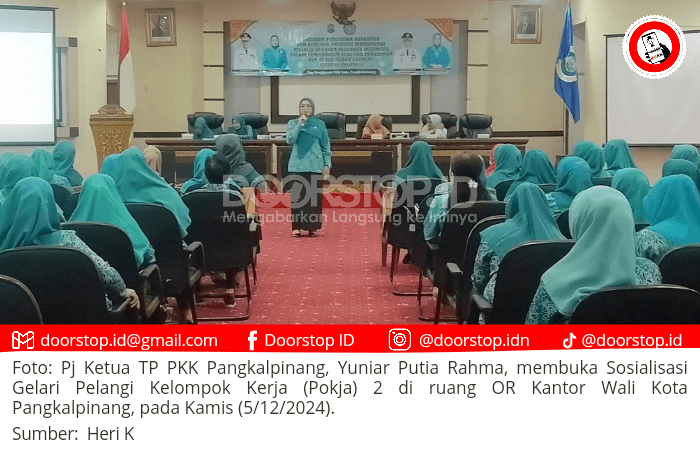 Pj Ketua TP PKK Pangkalpinang Dorong Pembentukan Koperasi dan UP2K Lewat Program Gelari Pelangi