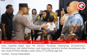Viral Kasus Penyekapan Ibu dan Anak di Bangka, Kapolda Babel Turun Langsung