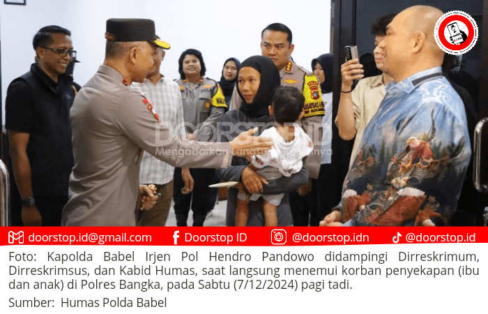 Viral Kasus Penyekapan Ibu dan Anak di Bangka, Kapolda Babel Turun Langsung