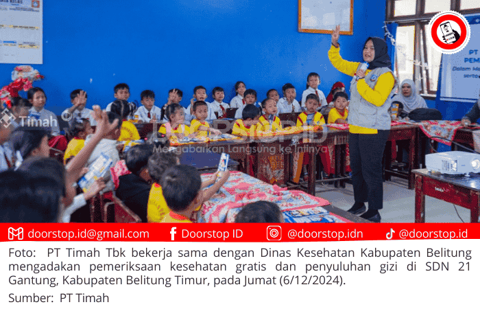 PT Timah Tbk Dorong Gizi Seimbang Anak-Anak Melalui Program Pemeriksaan Kesehatan dan Edukasi
