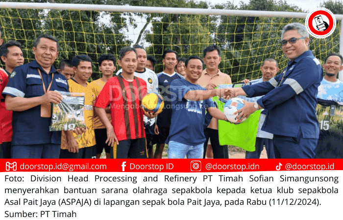 PT Timah Perkuat Harmoni dengan Masyarakat Lingkar Tambang Lewat Olahraga