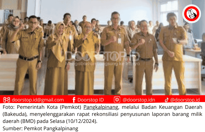 Pemkot Pangkalpinang Gelar Rapat Rekonsiliasi Laporan Barang Milik Daerah