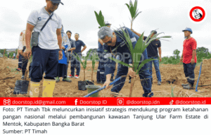 PT Timah Bangun Tanjung Ular Farm Estate untuk Mendukung Ketahanan Pangan Nasional