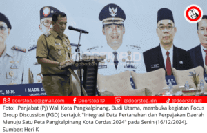 Pj Wali Kota Pangkalpinang Dorong Integrasi Data Pertanahan dan Perpajakan Menuju Smart City