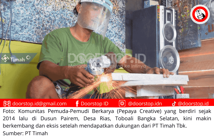 Pepaya Creative Makin Eksis dan Berkembang dengan Dukungan PT Timah