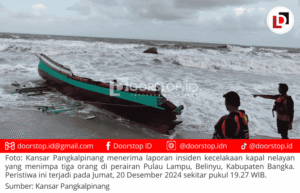 Dihantam Ombak, Kapal Nelayan Terbalik di Pulau Lampu: Ayah Selamat, Anak Masih Hilang