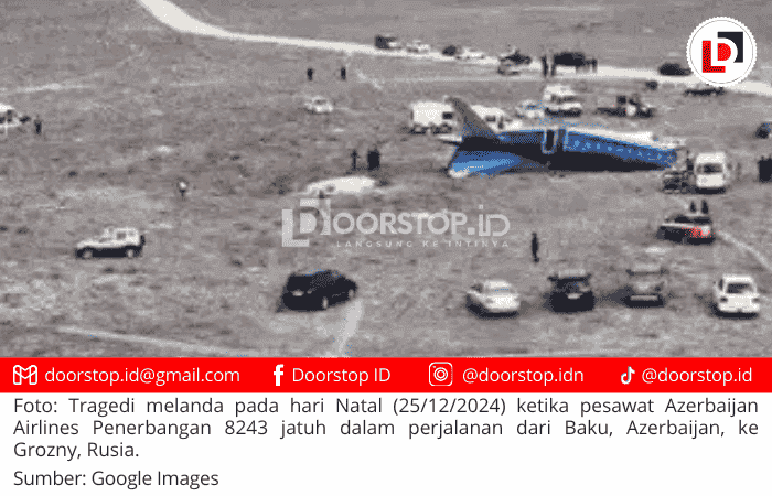 Pesawat Azerbaijan Airlines Jatuh di Kazakhstan, Tabrak Burung atau Serangan Rudal?