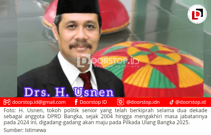 H. Usnen Siap Bertarung di Pilkada Ulang Bangka 2025, Didukung Aspirasi Masyarakat