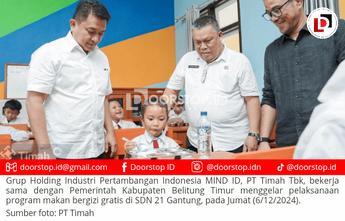 PT Timah dan Pemkab Beltim Bersinergi Wujudkan Program Makan Bergizi