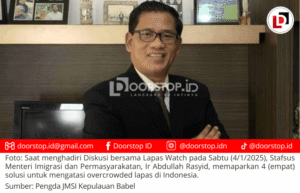 Diskusi Bersama Lapas Watch: Stafsus Menteri Imigrasi dan Permasyarakatan Jabarkan 4 Solusi Tangani Overcrowded Lapas
