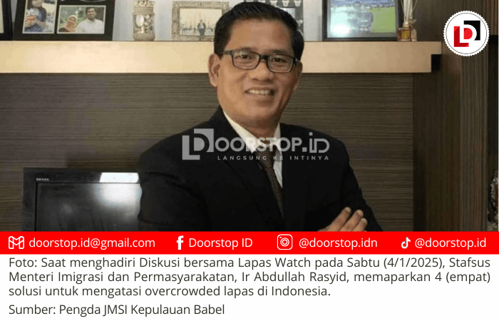 Diskusi Bersama Lapas Watch: Stafsus Menteri Imigrasi dan Permasyarakatan Jabarkan 4 Solusi Tangani Overcrowded Lapas