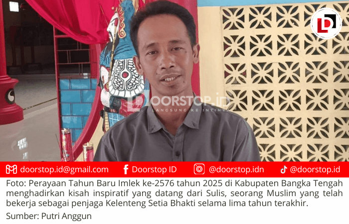 Penjaga Kelenteng Setia Bhakti Bangka Tengah Ternyata Seorang Muslim