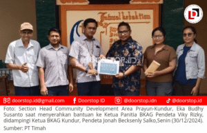 Dukung Perayaan Natal Oikumene, PT Timah Serahkan Bantuan ke BKAG Se-Pulau Kundur
