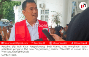 Pelantikan Pengurus Baru PMI Kota Pangkalpinang, Pj Wali Kota Tekankan Profesionalisme dan Sinergi