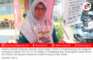 Gebyar HUT ke-72 SD Negeri 6 Pangkalpinang, Kolaborasi Kreatif Orang Tua dan Siswa