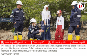 PT Timah Konsisten Mendukung Kelestarian Lingkungan Melalui Program Penanaman Pohon Berkala