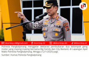 Polresta Pangkalpinang Gelar Deklarasi Pembubaran Dua Kelompok Geng Motor, Kapolres: Jika Diulangi Kami Tindak Tegas