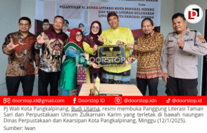 Di Akhir Masa Jabatannya, Budi Utama Resmikan Panggung Literasi dan Perpustakaan Umum Zulkarnain Karim
