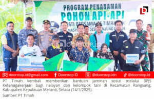 PT Timah Berikan Bantuan BPJS Ketenagakerjaan untuk Nelayan dan Petani di Kepulauan Meranti